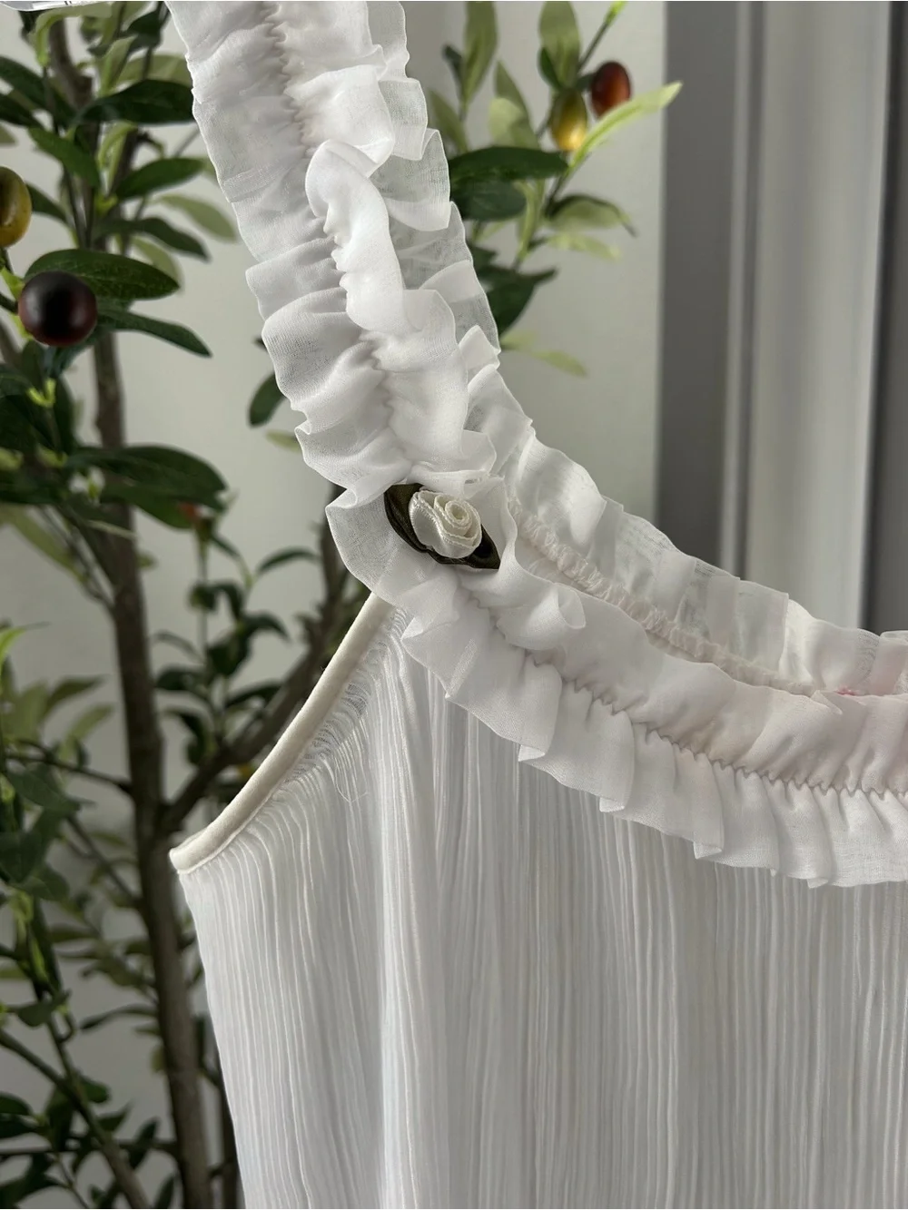 Vintage Victoria's Secret White Pleated Mini Dress